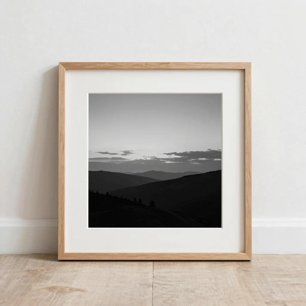 Mist Over Solitude Bay Print