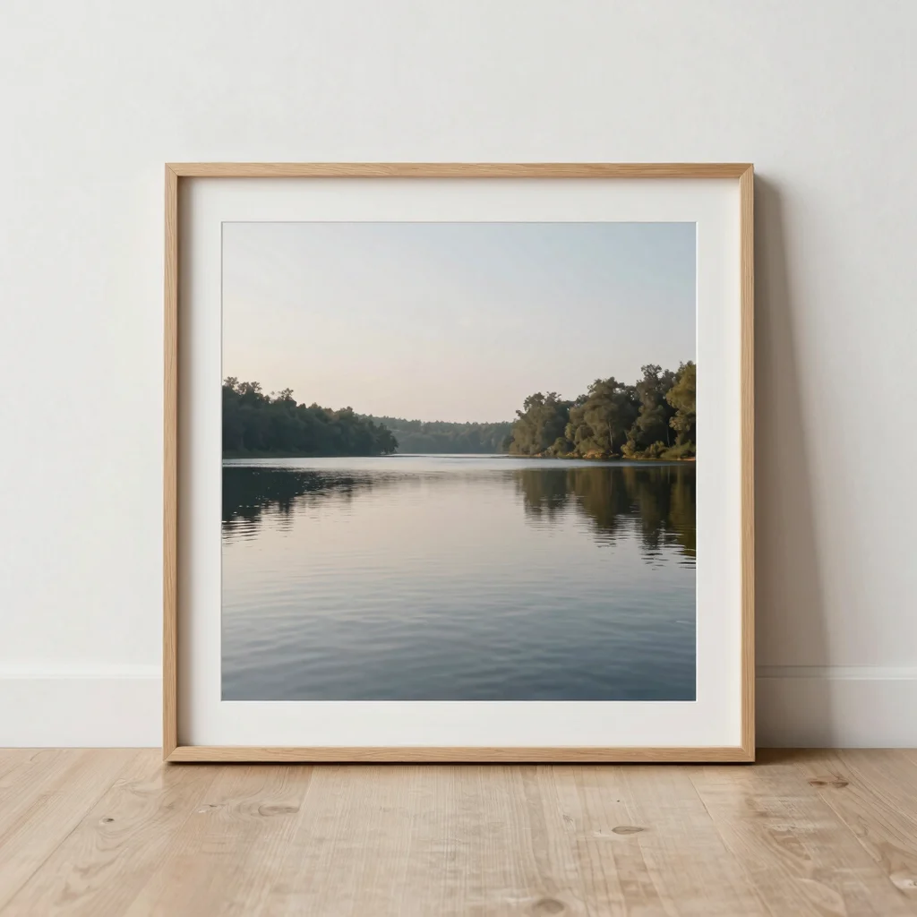 Reflections on Lake Como Print
