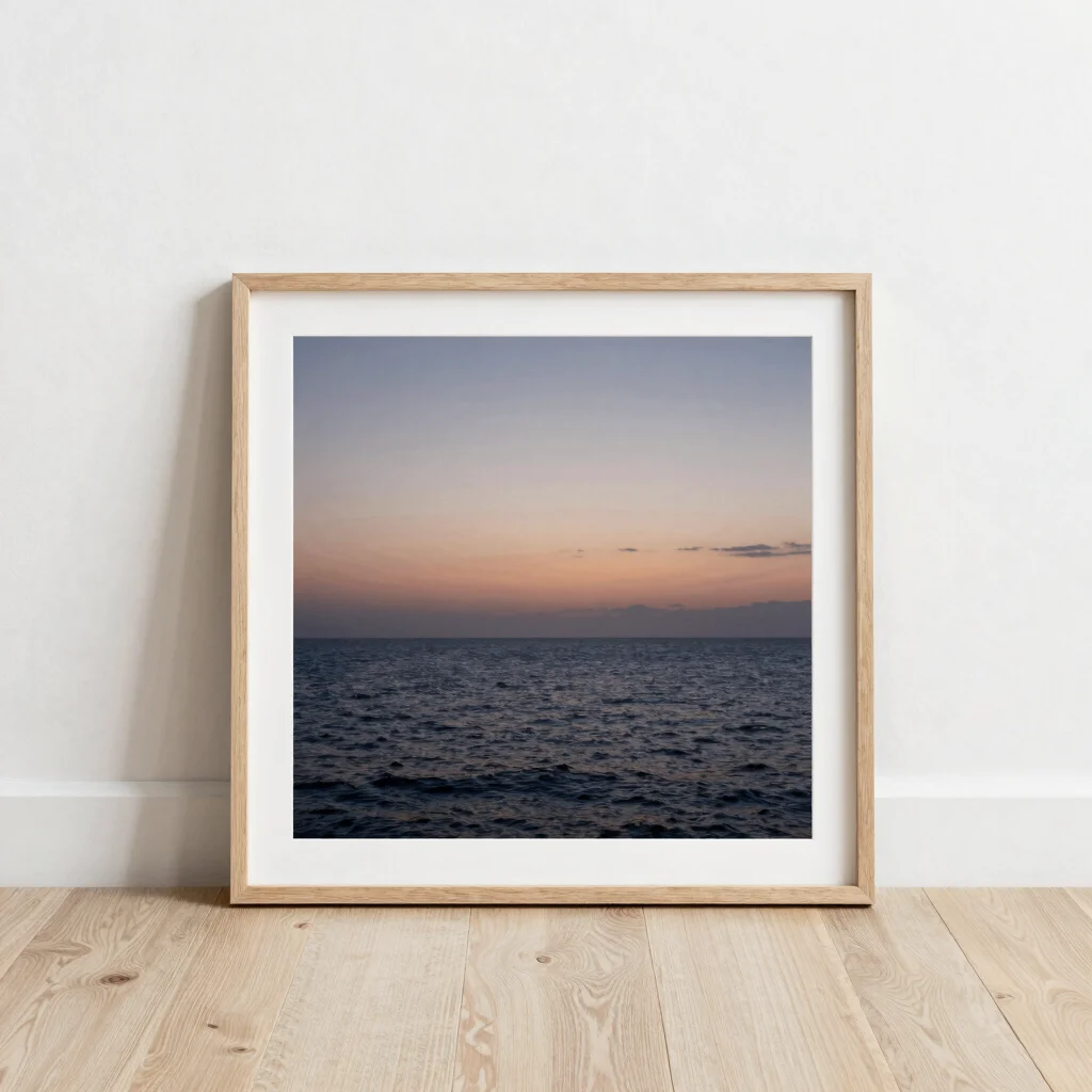 Coastal Horizon at Dusk Print